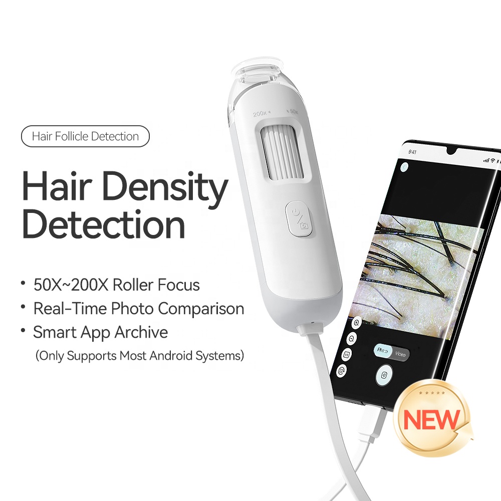 Kimairay Hair Growth Scalp Massage Therapy Machine Hair Skin Analyzer Hair Follicle Scanner Device