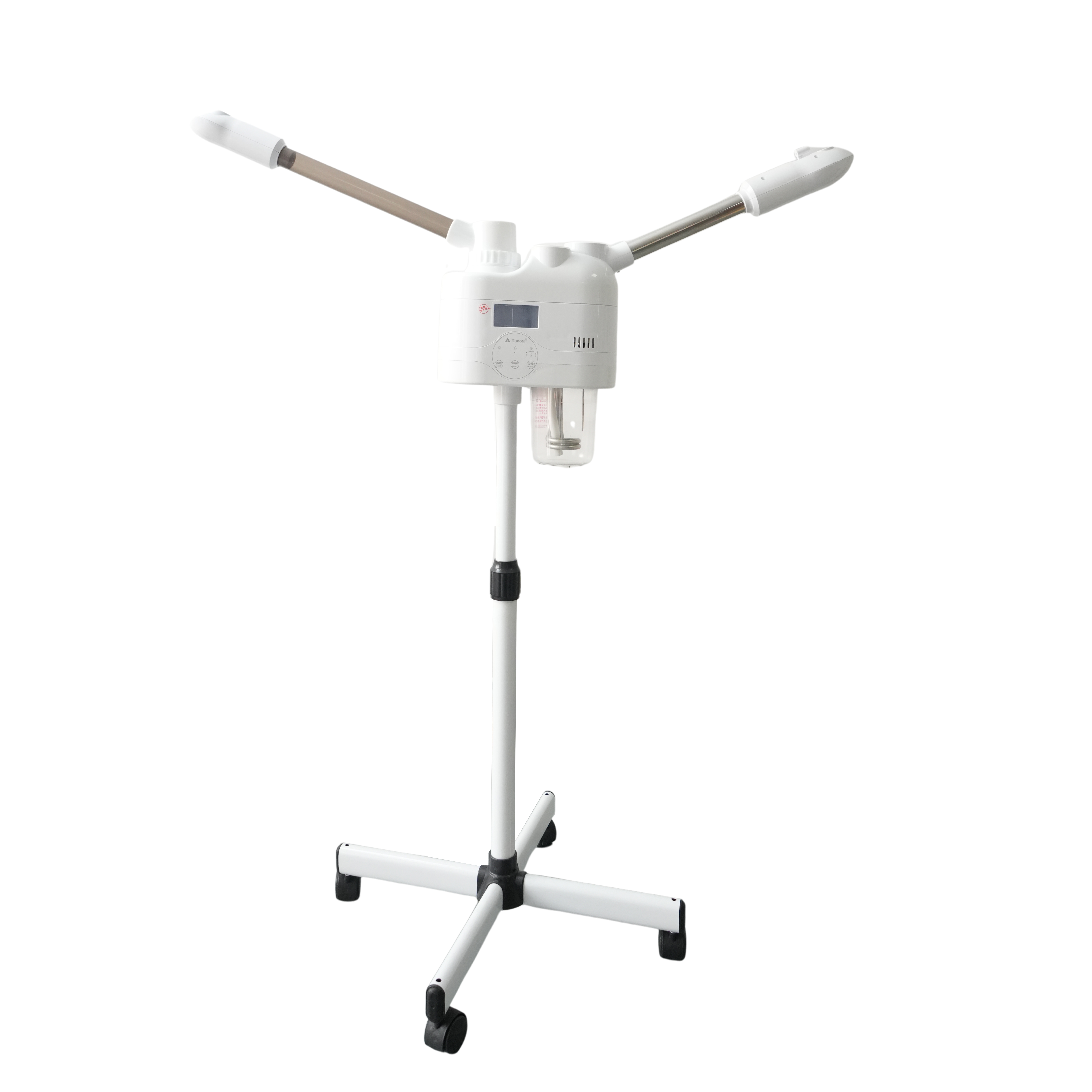Professional Facial Steamer 2 in 1 Nano Ion Hot and Cold Spray Spa Ozone Manual Vaporizer Facial Machine Steamer