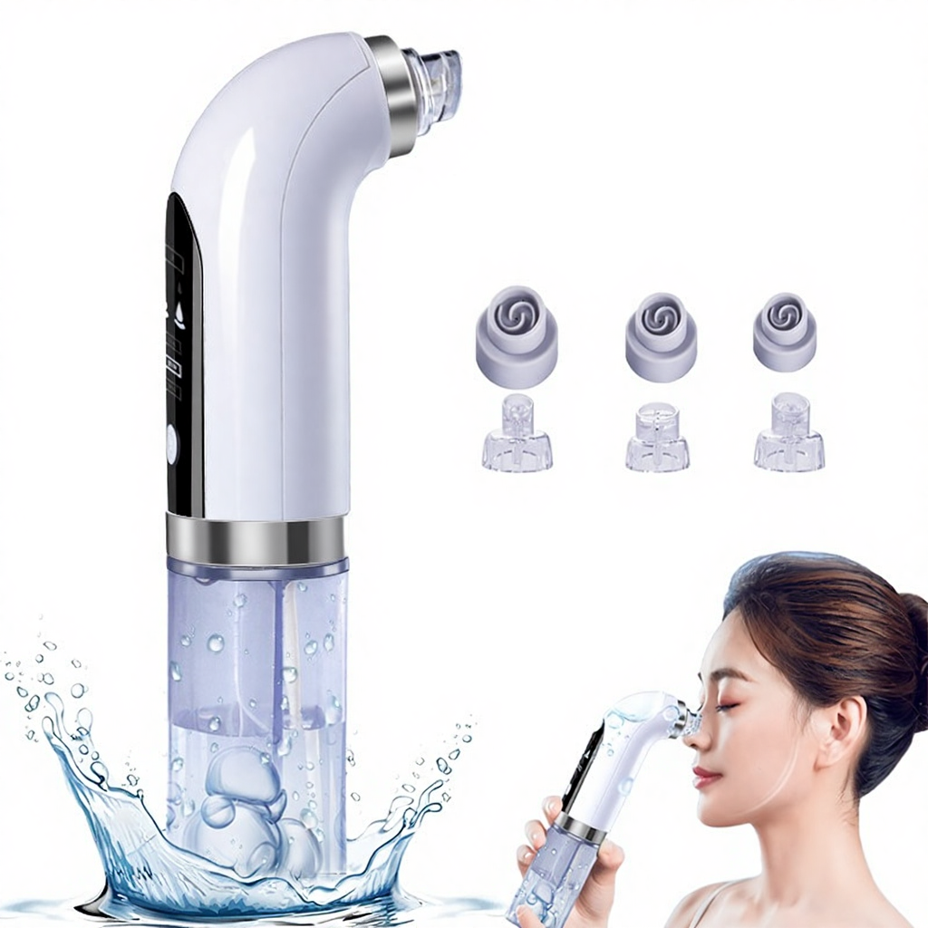 Blackhead Extractor Tool Multifunctional Blackhead Remover USB Rechargeable Facial Pore Cleaner for All Skin Types