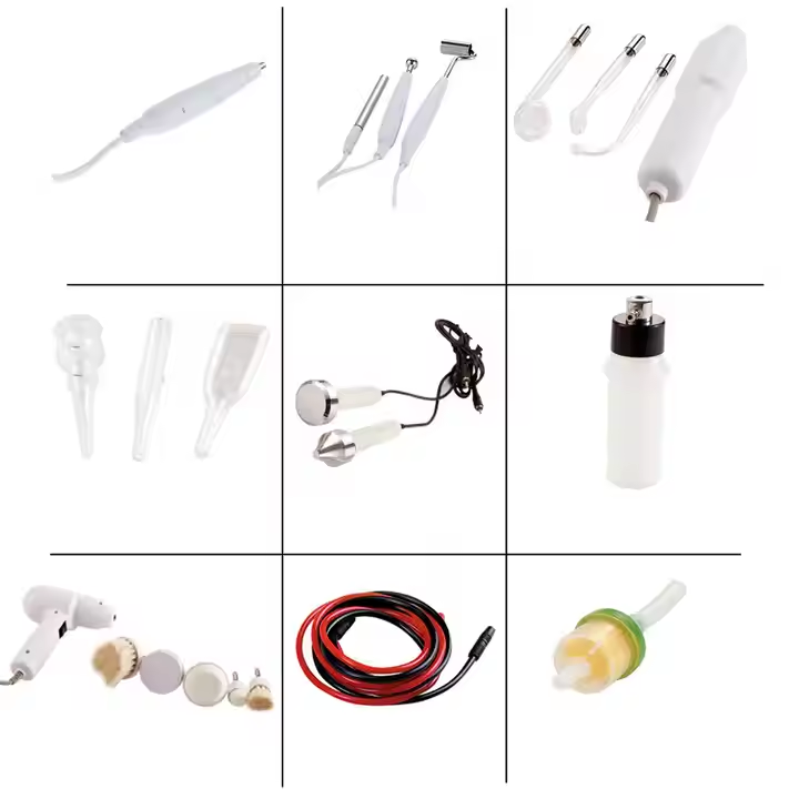Microdermabrasion Iontophoresis Skin Firming Anti-aging Massager Microcurrent High Frequency Galvanic Facial Machine