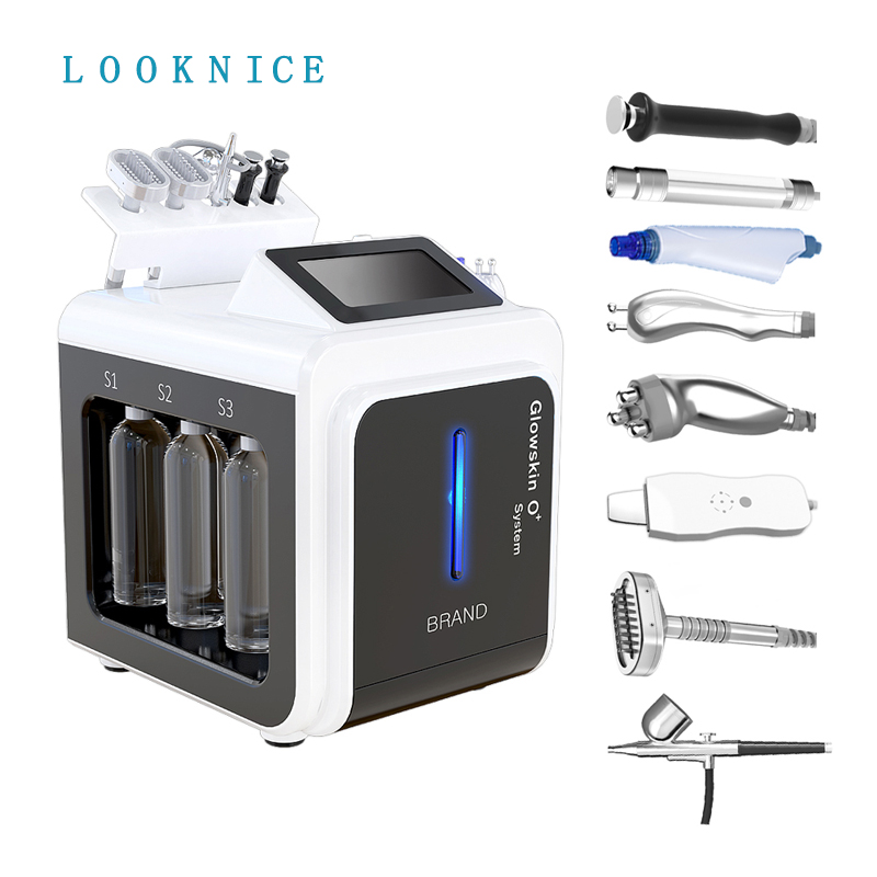 Portable 10 in 1 Multifunction Skin Care Facial Beauty Equipment Hydra Vacuum Facial Blackhead Remover Skin Scrubber