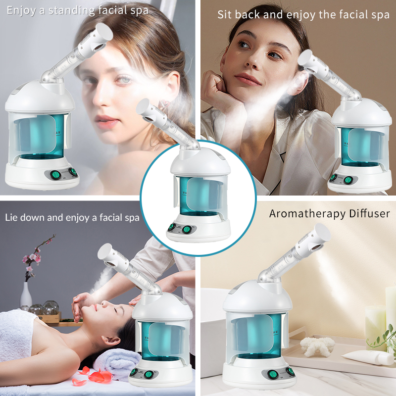 KSKIN OEM/ODM Custom Hot Sale Face Mist Spray Machine Portable Facial Steamer for Face Professional Ionic Facial Steamer