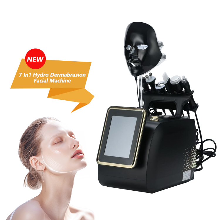 Hot Sale 7 In1 Hydro Dermabrasion Facial Machine For Skin Rejuvenation And Deep Cleansing Salon Beauty Equipment