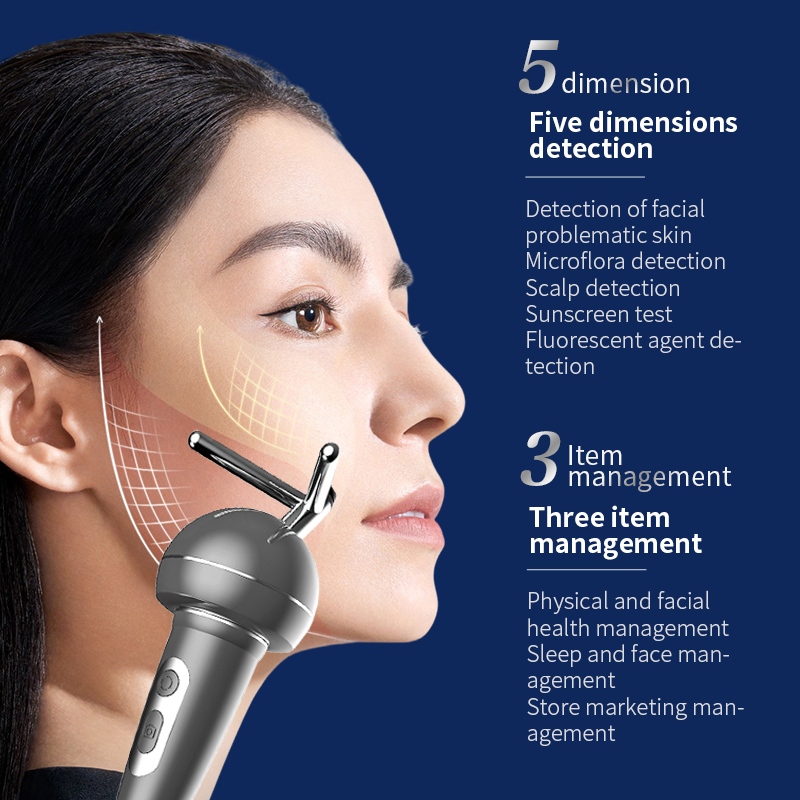 2 in1 Face Scalp All-roundimage Analysis Face Analysis Salon Use Facial Beauty Equipment Ai Medical Hair Scalp Analyzer