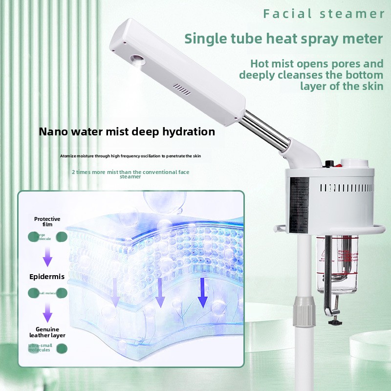 Wholesale Professional Hot Ozone Ionic Facial Steamer Nano Spray Skin Moisturizing Vaporizer Electric Beauty Machine for Home