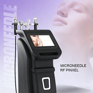 RF Microneedling Vacuum Machine with 4 Interchangeable Handles for Acne Scar Removal &amp; Face Lifting