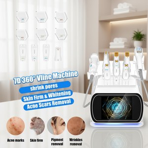 7d Hifu Machine Mask Face Body Lifting High Intensity Face Clean Brush Skin Firming Anti-aging 2in1 Multifunctional