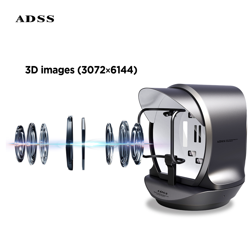 ADSS Professional 3D AI Imaging System Skin Analyzer with 8 Intelligent Image Analysis Clinic-Grade