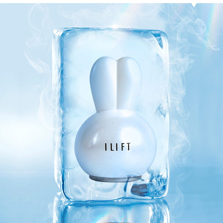 Handheld Cute Rabbit Cryo Facial Machine Freezing Facial Tool Cooling Gadget Mini Ice Globe Cryo Skin for Gift