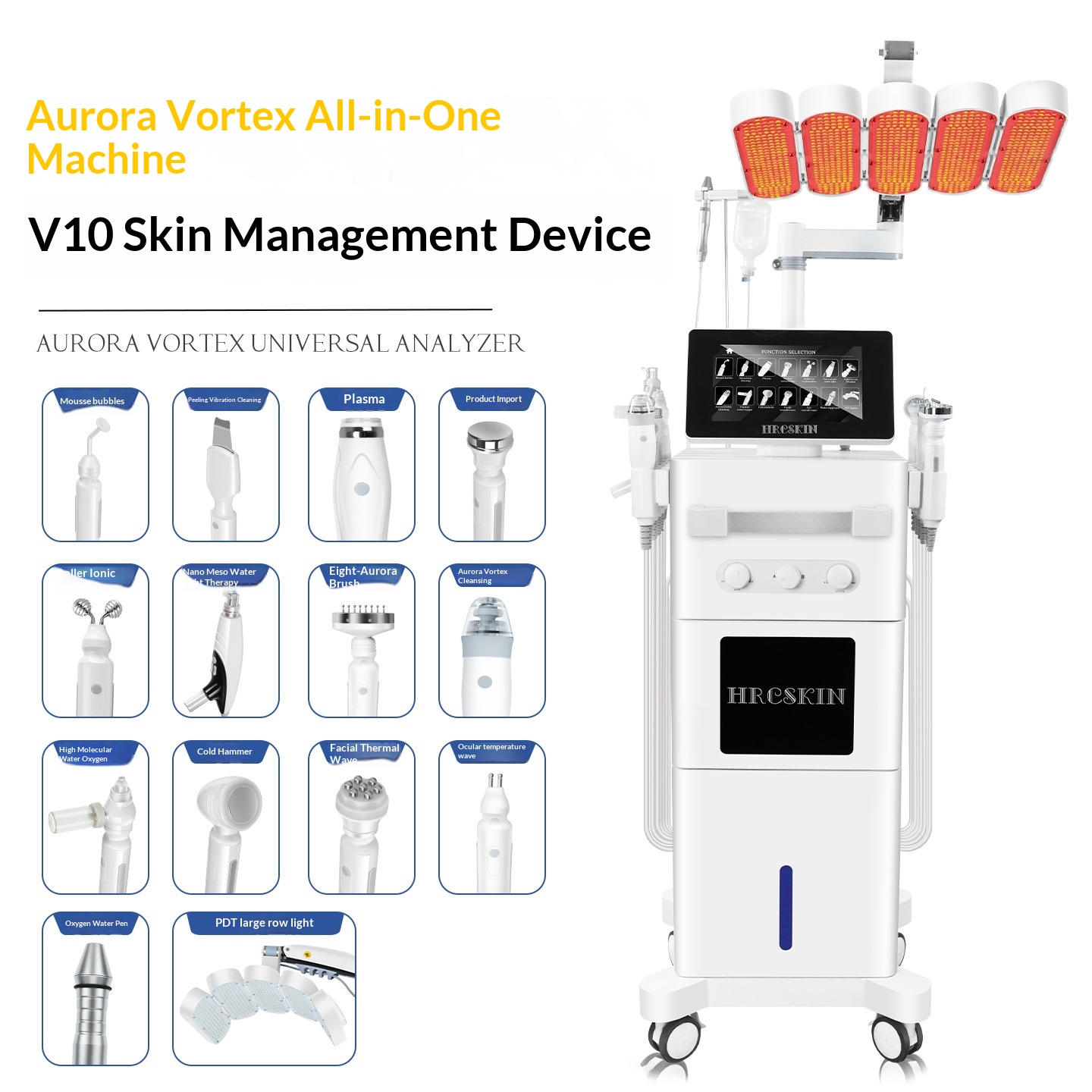 Hydra Microdermabrasion Facial Machine Shrink Pores Deep Cleaning Microdermabrasion Hydra Oxygen Facial Machine