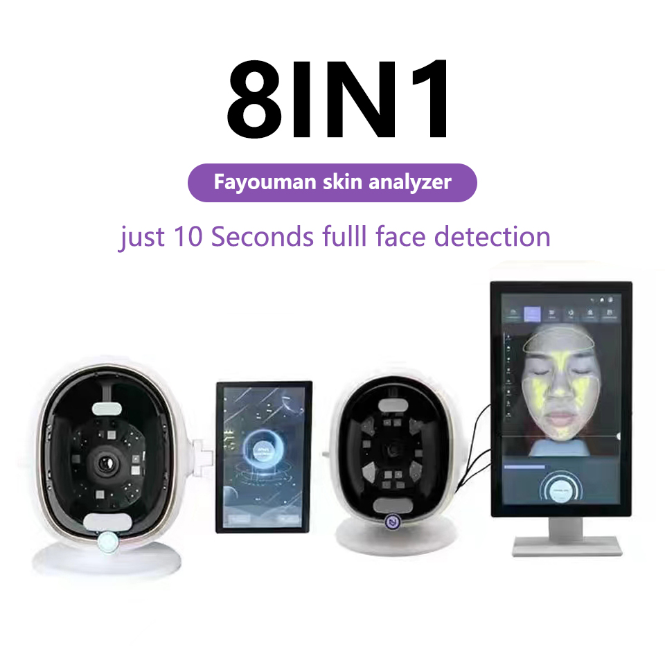 3D Skin Tester Machine Facial Skin Scanner Machine Smart Skin Analyzer 2025 New Models Professional Portable Digital