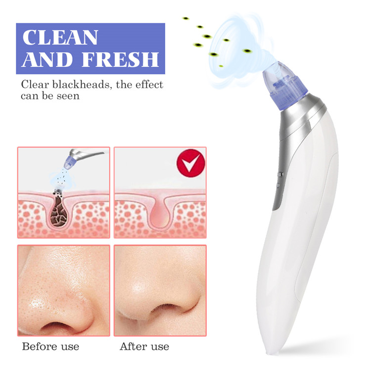Vacuum Cleaner Pores Blackhead Remover Acne Pimple Removal Vacuum Suction Tool Face Clean Facial Diamond Dermabrasion Machine 5W