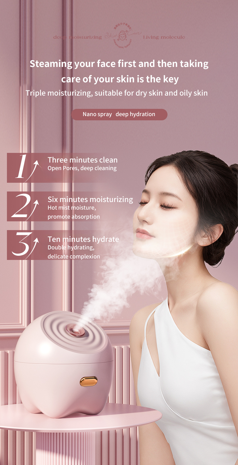 Electric Portable Facial Steamer - Features