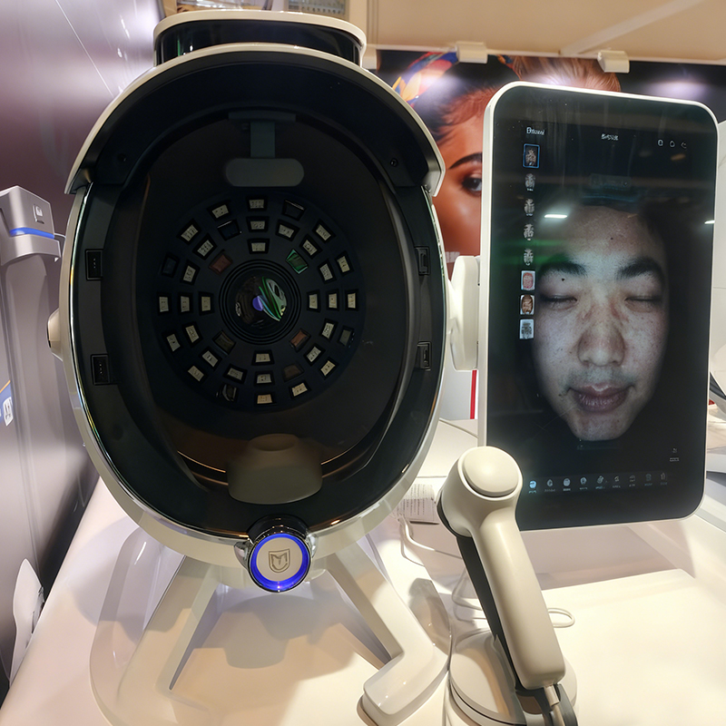 Bitmoji AI Magic 3D Mirror Facial Scanner Analizador De Piel Acne Skin Analysis Full Face Scanner Testing Skin Analyzer Machine