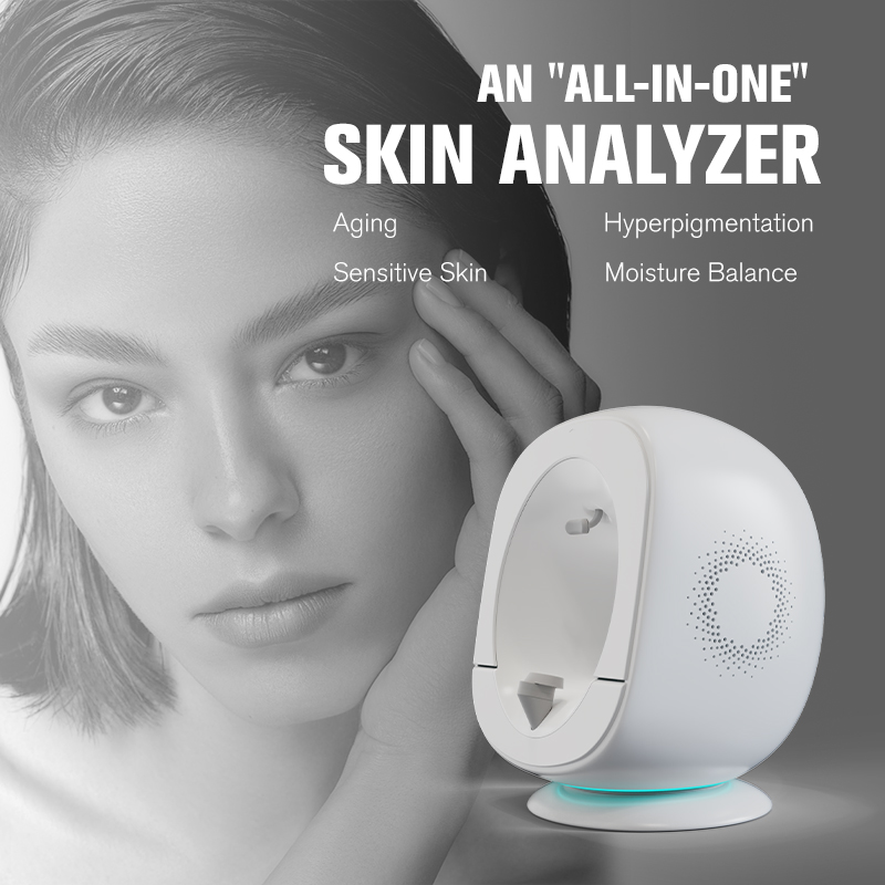30+ Detection Dimensions Skin Analyzer with Android System Scientific Aging Quantification Via AI Algorithm for Salon Use
