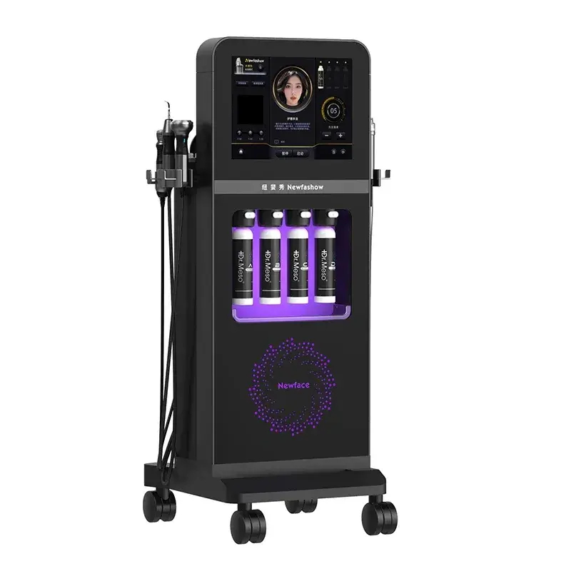 Hot Portable 7 in 1 Anti-Aging Facial Instrument Oxygen Spray Beauty Machine with Deep Cleaning Function US &amp; IT Plug Options