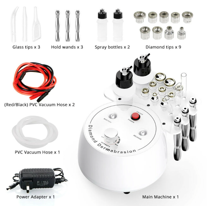 Water&amp;dermabrasion d Peel Beauty Equipment/dermabrasion Diamond Machine/diamond Microdermabrasion Light Spa Facial Machine