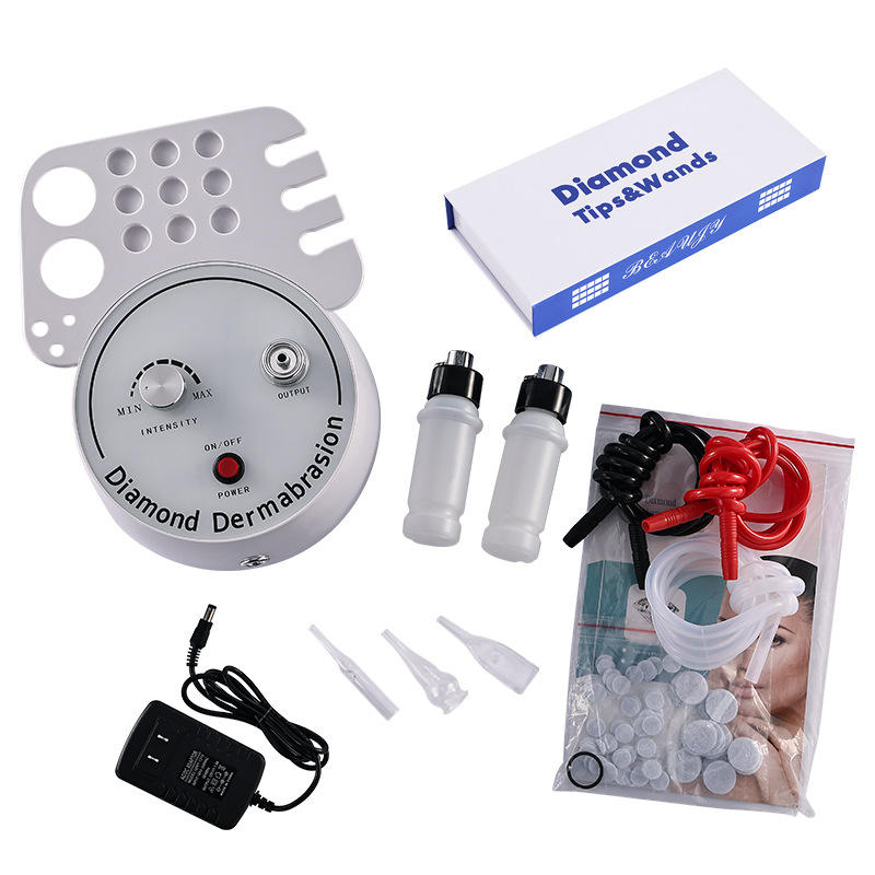 3-in-1 Professional Diamond Microdermabrasion Machine Skin Polishing Device With Oxygen Infusion and Blackhead Extraction