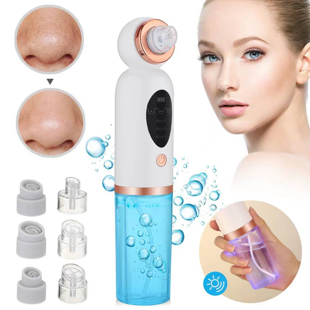 New Arrival USB Rechargeable Blackhead Remover Bubble Facial Cleansing Machine Vacuum Pore Cleaner Head Skin Rejuvenation