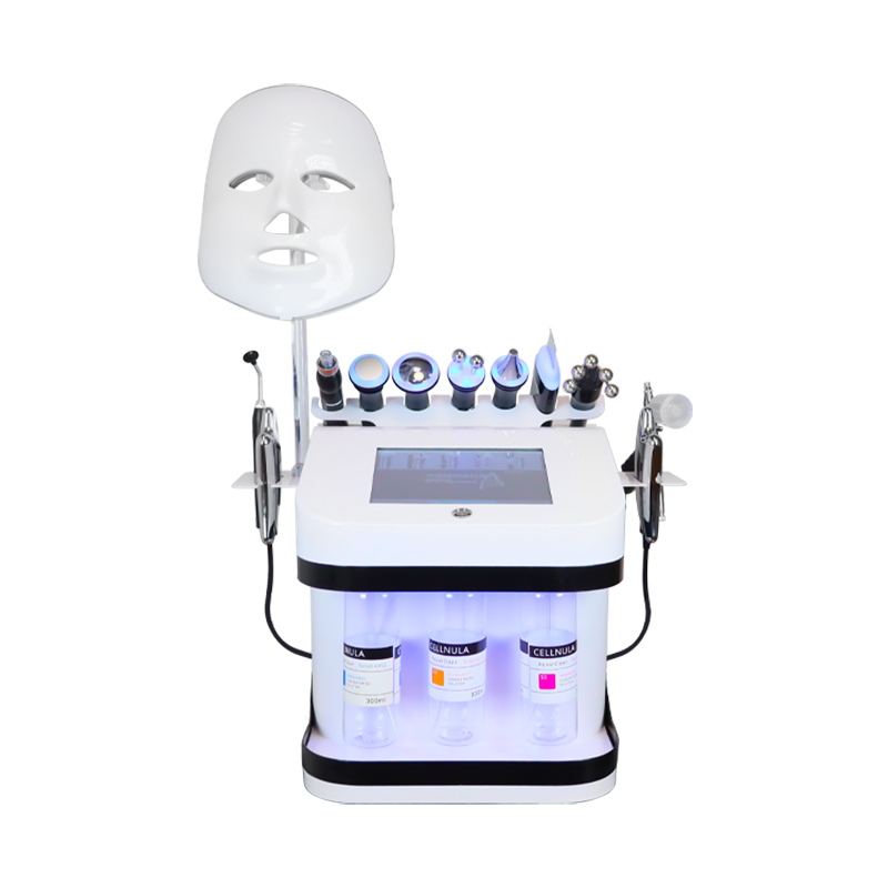 10 in 1 Hydro Dermabrasion Skin Deep Cleansing H2O2 Oxygen Jet Aqua Peel Facial Water Beauty Machine for Home Use