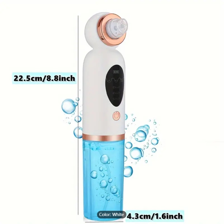 New Arrival USB Rechargeable Blackhead Remover Bubble Facial Cleansing Machine Vacuum Pore Cleaner Head Skin Rejuvenation