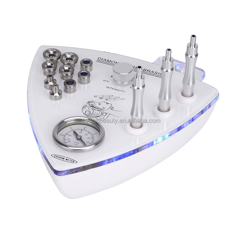 Suction Face Massage Diamond Microdermabrasion Machine Vacuum Blackhead Remover &amp; Pores Cleaning Beauty Device