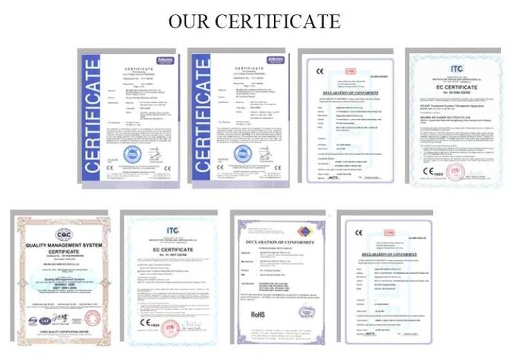 Equipment Certifications