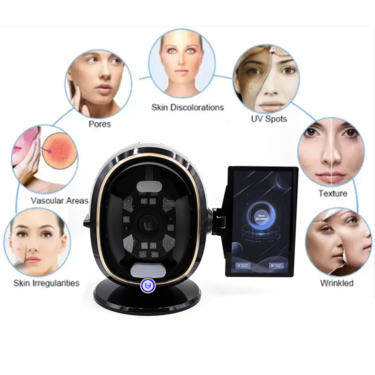 Professional Facial Ai Analyzer 3D Facial Skin Analyzer Mirror Analyzer Machine Skin Color for Beauty Salon