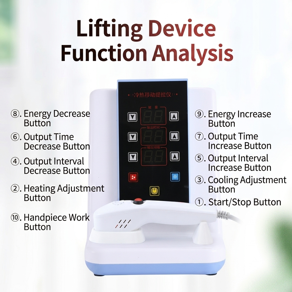Professional Hot and Cold Skin Care Facial Lifting Machine