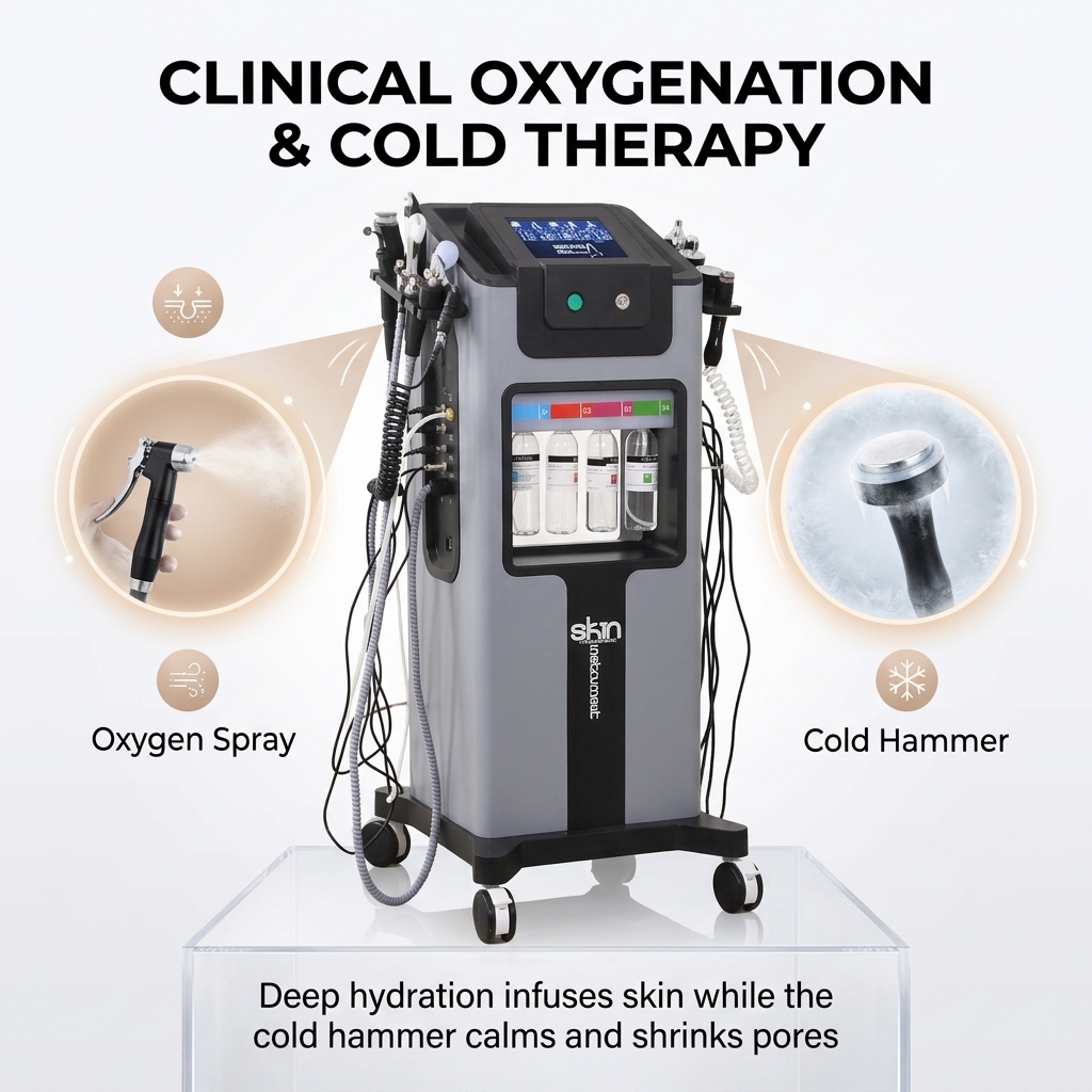 Professional 8 in 1 Hydro Dermabrasion Aqua Peel Oxygen Bubble Blackhead Remover Facial Machine for Spa