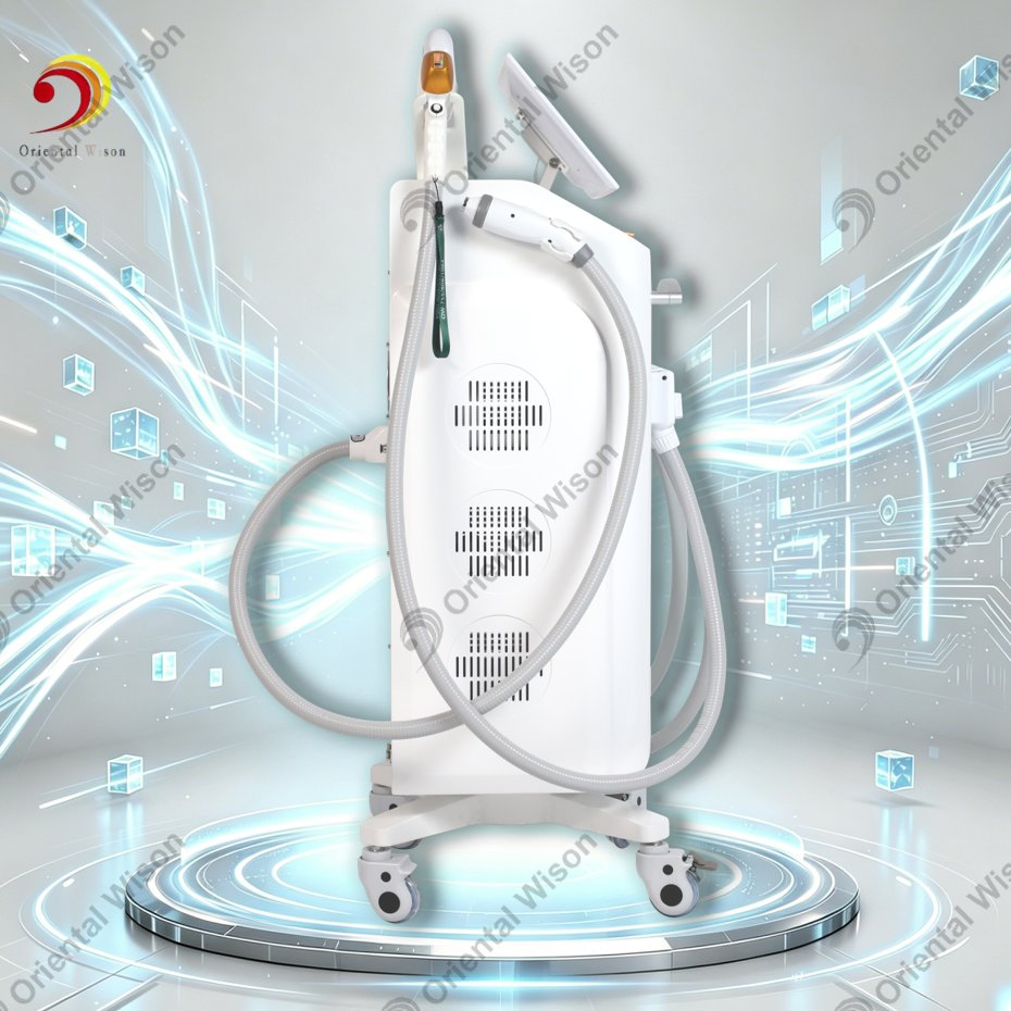 Diode Laser Hair Removal IPL Cell Light Skin Rejuvenation YAG Laser Tattoo Ink Pigment Removal RF Facial Lifting Body Slimming Skin Beauty Equipment