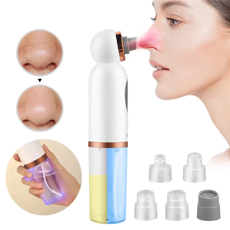 New Arrival USB Rechargeable Blackhead Remover Bubble Facial Cleansing Machine Vacuum Pore Cleaner Head Skin Rejuvenation