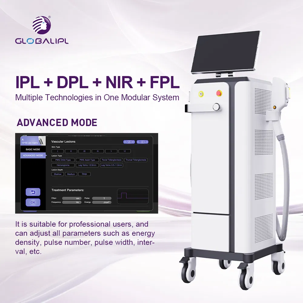 IPL Opt Laser Device Facial Care Hair Removal Anti Wrinkle Skin Repair Machine