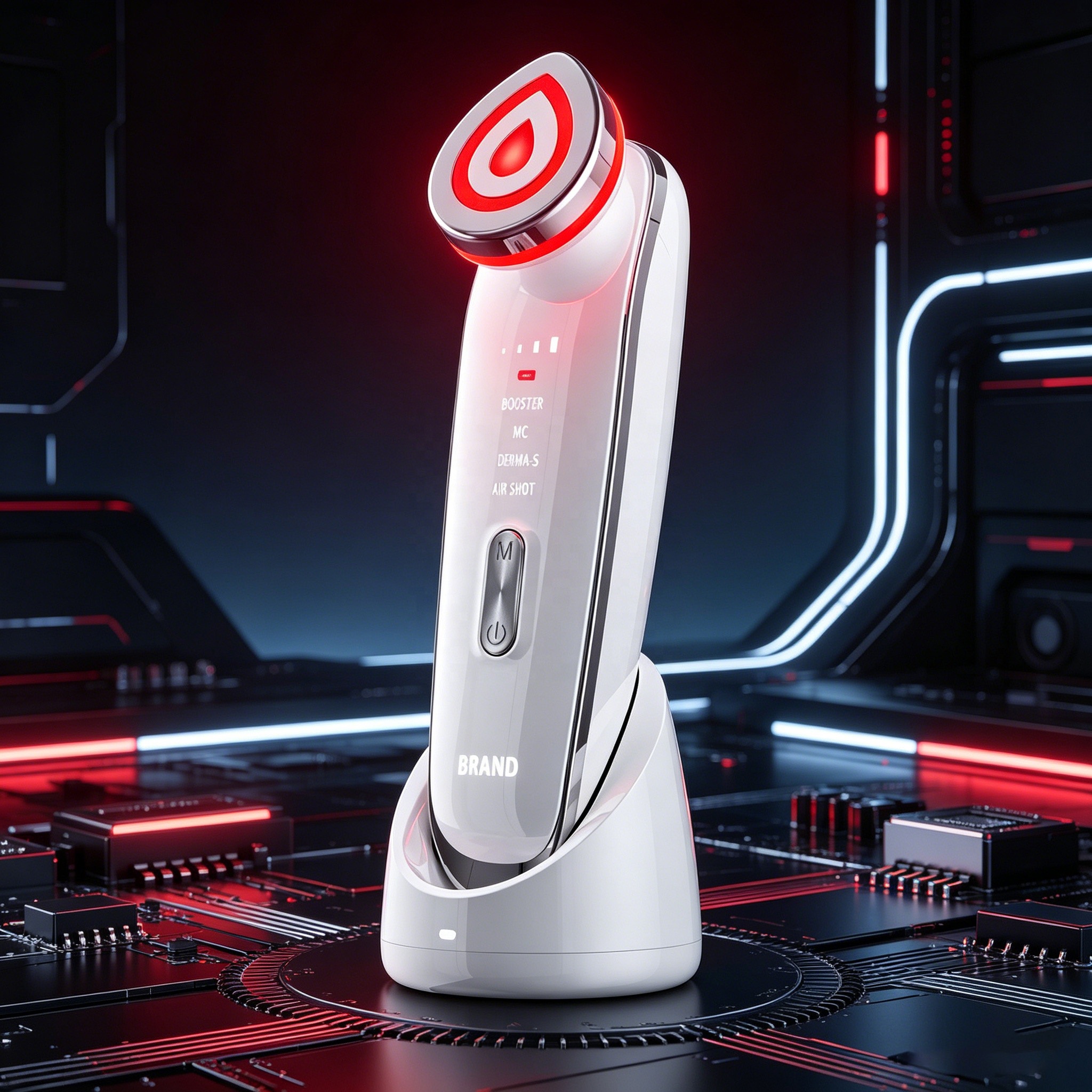 Trends Korean Multifunctional Beauty Instrument Booster MC Air Shot Deep Pore Cleaning Face &amp; Neck Lifting Massager Custom LOGO