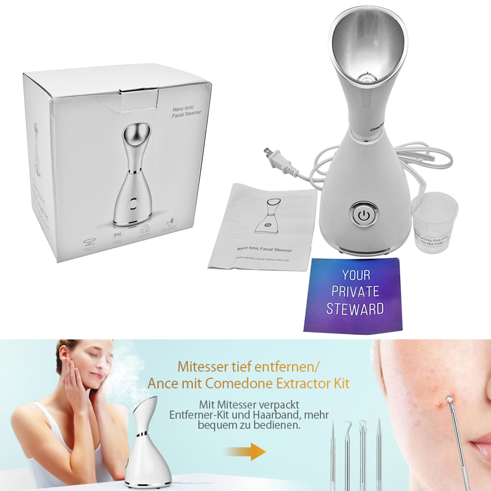 Nano Ionic Facial Steamer Display 8