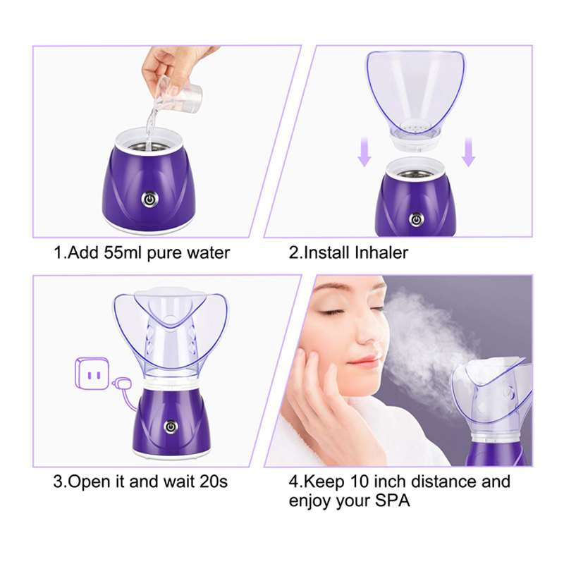 Facial Steamer Professional Steam Inhaler Detail 5