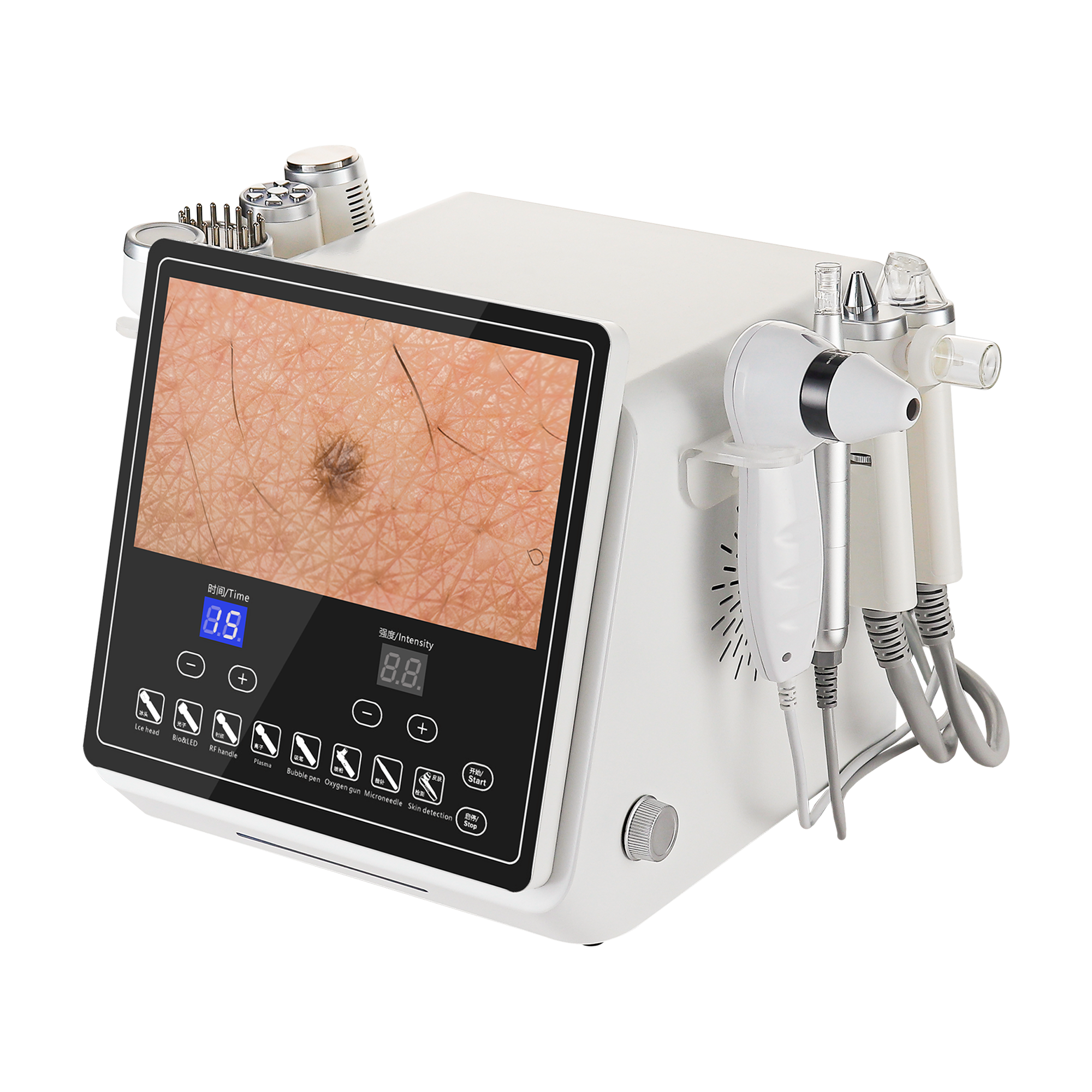 Multifunctional Skin Analyzer 8 in 1 Facial Beauty Machine for Deep Cleaning