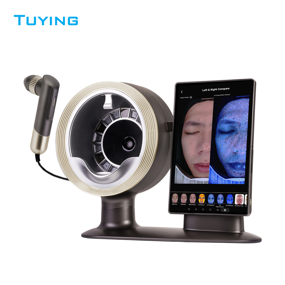 2026 Newest Desktop M17 AI Skin Analyzer Facial Analysis Machine with Hair Scalp Handheld Detector