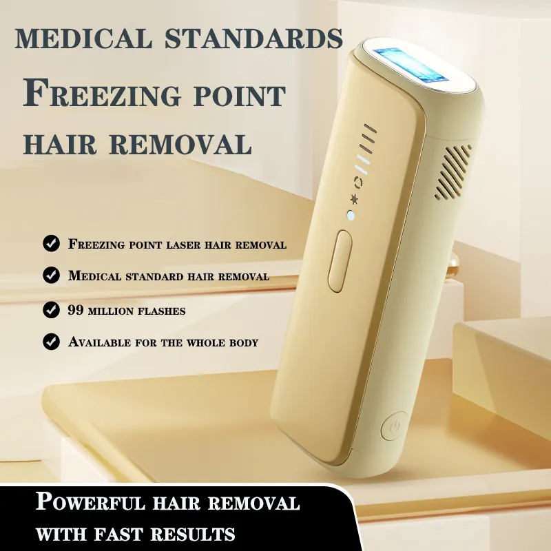 Professional Home Use High Power Laser IPL Epilator Painless Shaving Epilator Handset Women Skin Facial Hair Removal Machine