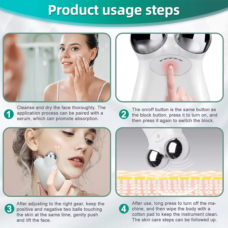 Microcurrent Facial Sculpting Device Anti Aging Facial Massager for Skin Tightening Toner Sculpting Tool Machine
