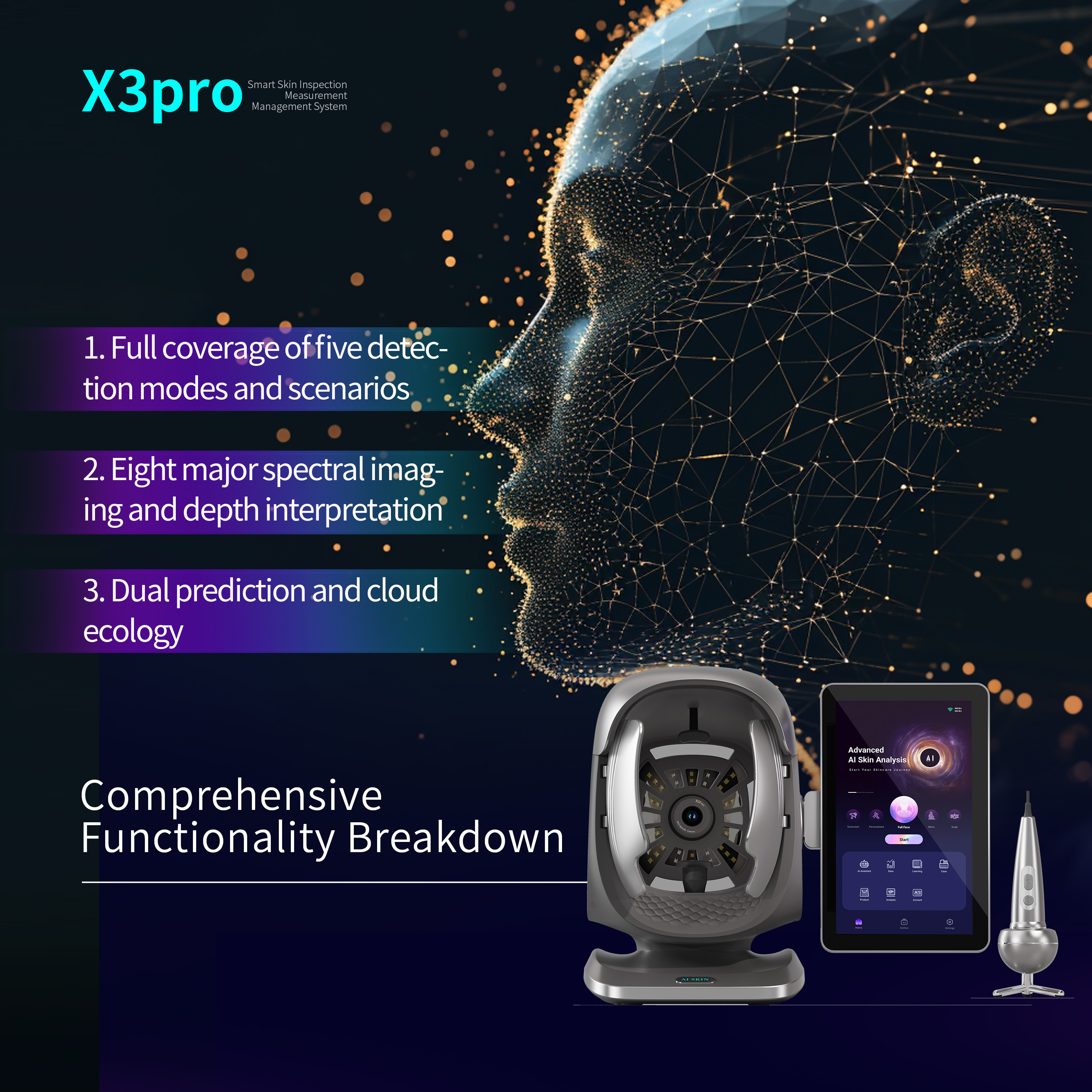 Smart Skin Analysis Machine for Professional Use