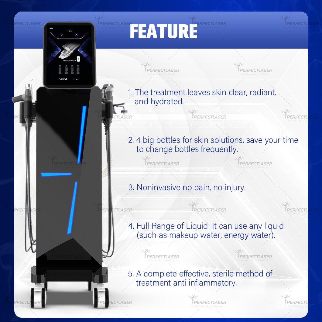 Newest Commercial Esthetician Salon 10 in 1 Hydrodermabrasion Aqua Peel Oxygen Jet Hydra Beauty Facial Machine for Home Use