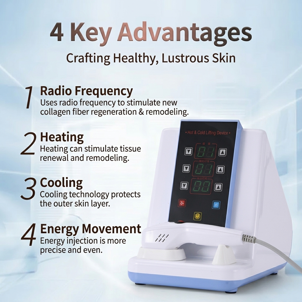 Professional Hot and Cold Skin Care Facial Lifting Machine