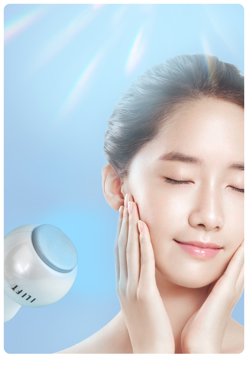 Handheld Cute Rabbit Cryo Facial Machine Freezing Facial Tool Cooling Gadget Mini Ice Globe Cryo Skin for Gift