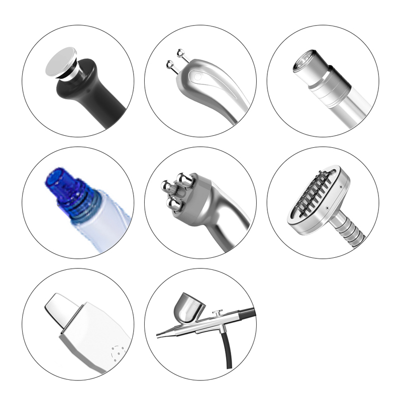 Portable 10 in 1 Multifunction Skin Care Facial Beauty Equipment Hydra Vacuum Facial Blackhead Remover Skin Scrubber