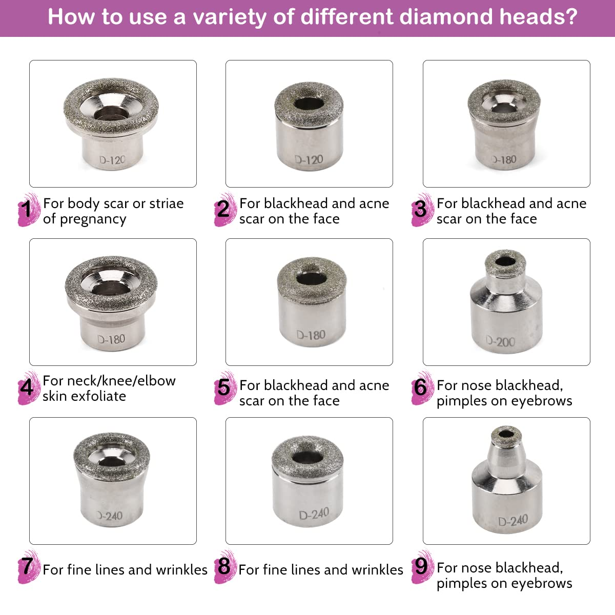 Blackhead Removal Machine Accessories