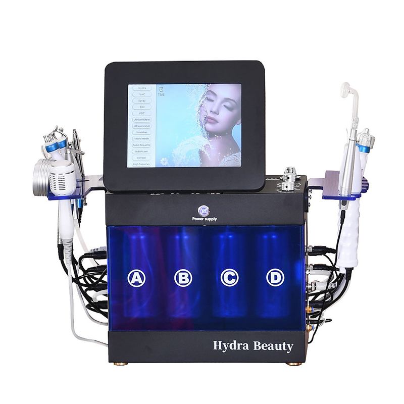 Portable Beauty Salon 14 in 1 Hydra Beauty Machine Microdermabrasion Hydro Facial Machine