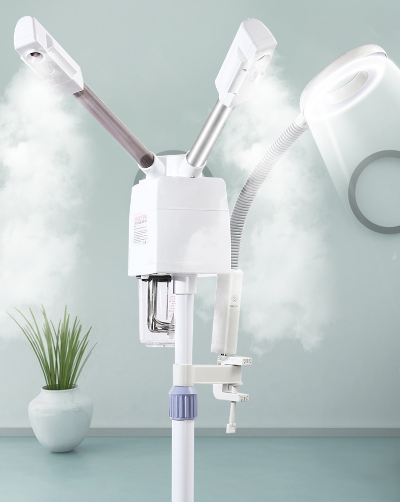 22 Beauty Salon Professional Facial Steamer Machine 3 in 1 With Magnifying Led Light