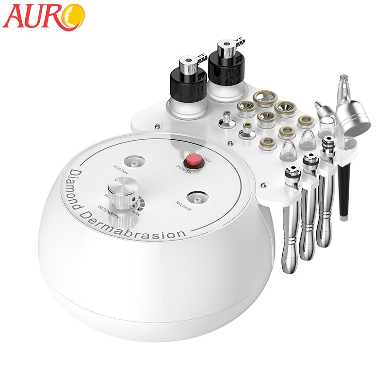 Au-109L Multifunctional 4 in 1 Vacuum Face Cleaning Korea Facial Skin Scrubber Spray Gun Microdermabrasion Machine