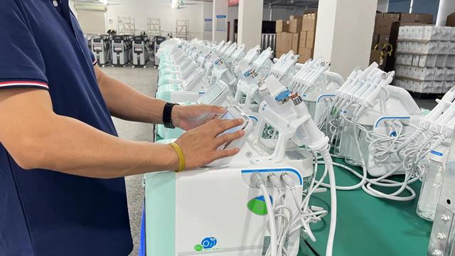 Nova Beauty professional beauty equipment assembly and quality inspection